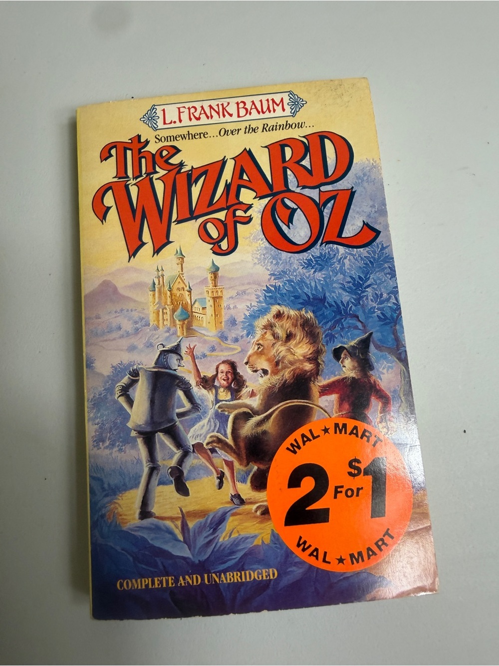 Vintage 1993 The Wizard of Oz Paperback Book L Frank Baum Aerie Complete